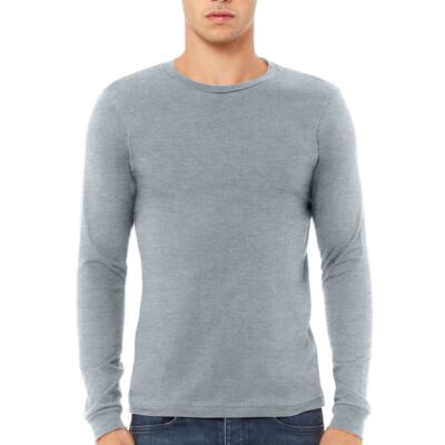 Unisex Heather CVC Long Sleeve Tee Thumbnail