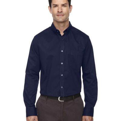Men's Tall Operate Long Sleeve Twill Dress Shirt Thumbnail