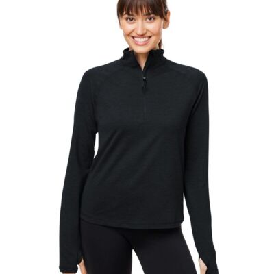 Women's Marbled Jersey Fairway Quarter-Zip Pullover Thumbnail