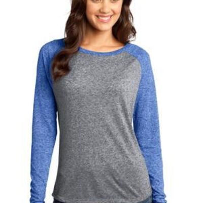 Juniors Microburn &#174; Long Sleeve Raglan Tee Thumbnail