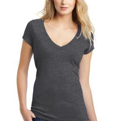 Juniors Very Important Tee &#174; Deep V Neck Thumbnail