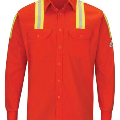 Enhanced Visibility Long Sleeve Uniform Shirt - Tall Sizes Thumbnail