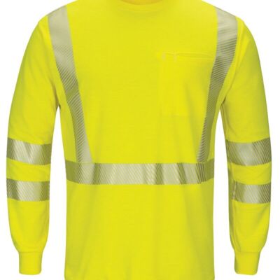Hi-Visibility Lightweight Long Sleeve T-Shirt - Tall Sizes Thumbnail