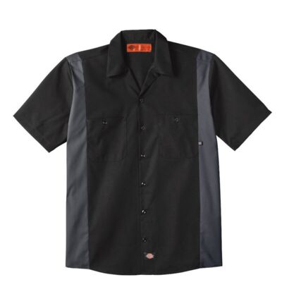 Men's Tall Industrial Colorblocked Short Sleeve Shirt Thumbnail