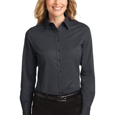 SEW N STITCHES - Ladies Long Sleeve Easy Care Shirt Thumbnail