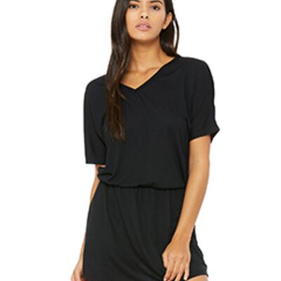 Nawhal Ladies' Flowy V-Neck Dress Thumbnail