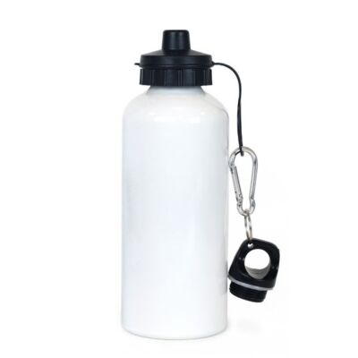 White Aluminum Sublimation Water Bottle - 600mL Thumbnail