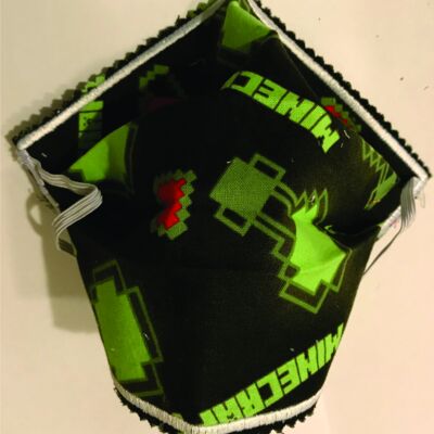 FACEMASK - NON-MEDICAL HOMEMADE MASK - MINECRAFT Thumbnail