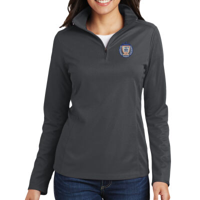 ICD Port Authority® Ladies Pinpoint Mesh 1/2-Zip Thumbnail