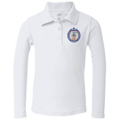 ICD School Uniform Youth Girls Long Sleeve Shirt Thumbnail